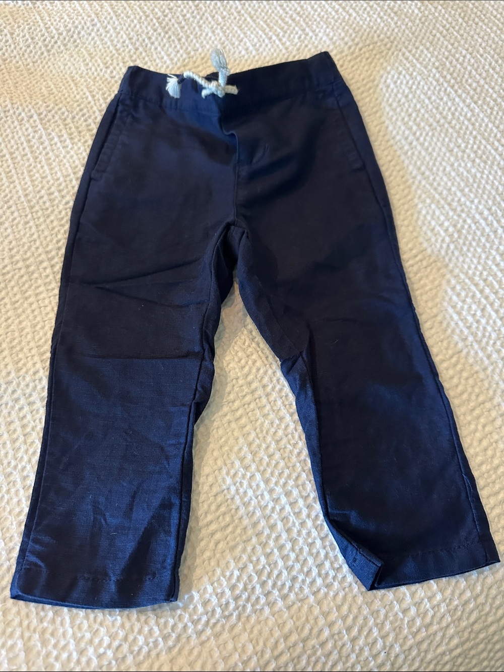 Jamie and Jack boys light weight navy pants